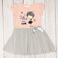 Сукня для дівчинки Дівчинка-принцеса Breeze персикова 10838 - фото