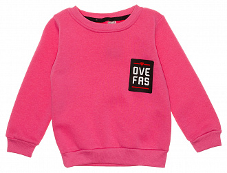 Утеплений реглан для дівчинки OveFas темно-рожевий 2019 - ціна