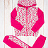 Спортивний костюм для дівчинки Одягайко Яблучка малиновий 55540 - ціна