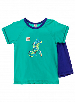 Піжама для хлопчика (футболка + шорти) SMIL темно-бірюзова 104391 - ціна