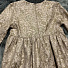 Нарядное платье для девочки Mevis бежевое 3131-01 - фото