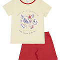 Піжама для дівчинки (футболка + шорти) SMIL кремова 104390 - ціна