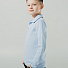 Футболка-поло з довгим рукавом для хлопчика SMIL блакитна 114597 - фото