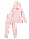 Пижама вельсофт для девочки Фламинго розовая 873-909