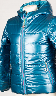 Куртка для девочки ОДЯГАЙКО синяя 2673 - ціна