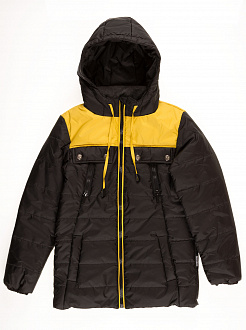 Куртка для мальчика ОДЯГАЙКО черная 22147 - ціна